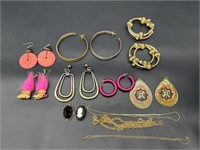 Vintage Costume Jewelry, as pictured