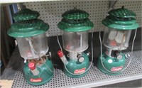 (3) Coleman Lanterns includes Models 220F and