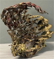 MCM Sculpture Brutalist Metal
