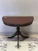 Mahogany D-Table duncan phyfe table 1 drawer