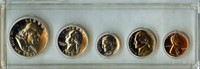 1960 Silver U.S. Proof Set In Display Case