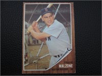 1962 TOPPS #225 FRANK MALZONE RED SOX