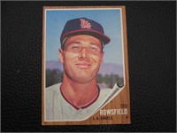 1962 TOPPS #369 TED BOWSFIELD ANGELS VINTAGE