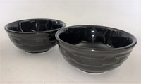 Ebony soup/salad bowls gently used condition