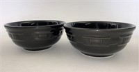 Ebony soup/salad bowls gently used condition
