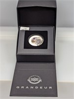 UD Grandeur Dustin Byfuglien .999 Silver Coin