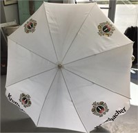 Krombacher beach umbrella 74" high x 66" dia