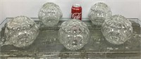 Group of vintage light shades (5)