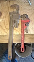 Craftsman 10 and 14 inch pipe wrenches