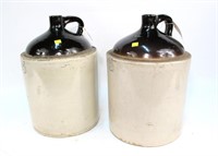 2- Stoneware #5 jugs