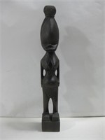 30.5" Tribal Wood Decor Statue