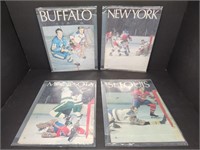 1970 Buffalo Sabres Hockey Magazine, Set of 4