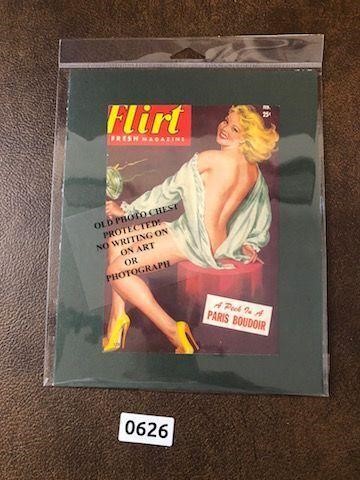 Pinup Girl Vintage mounted 8x10" for resale