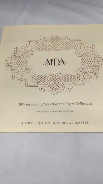 1979 Giuseppi Verdi 'Aida' Plate