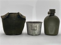 US Military Combat Issue Canteen And Cup Set