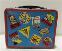 Vintage 1960s World Countries Metal Lunch Box