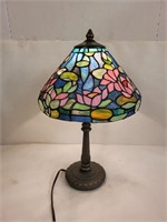 Stained Glass Table Lamp - 19" Tall