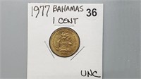 1977 Bahamas 1 Cent gn4036