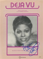 Dionne Warwick signed sheet music