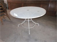 Metal Patio Table (4’w x 29"h)