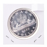 Canada 1966 Silver Dollar L.B. PL67