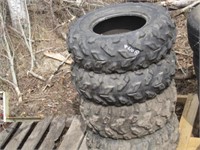 4 - Quad Tires (2 - 25x10.00-12 & 2 - 25x8.00-12)