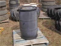 Calcium Chloride in Black Barrel