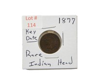 1877 Indian Head Cent (Key Date)