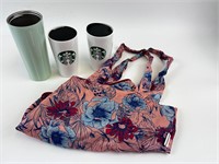 Starbucks Mugs & Packable Bag