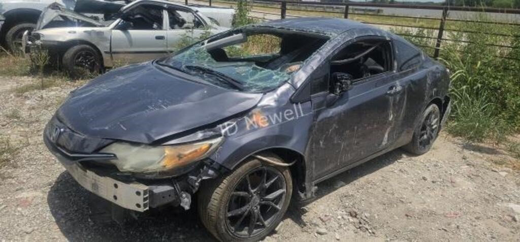 2014 Hond Civic 2HGFG3B50EH502611 Accident