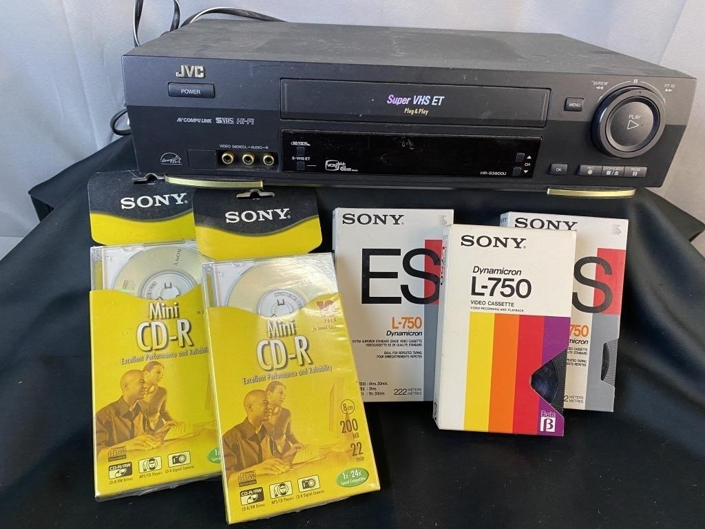 Jvc Vhs Player & Tapes