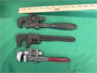 3 antique wrenches