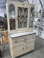 Vintage Keystone kitchen cabinet, porcelain top
