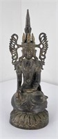 Antique Burma Myanmar Shan Bronze Buddha