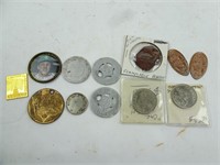 Lot of Misc. Coins Tokens & Commemoratives