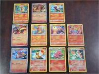 FIRE POKEMON TRADING CARDS (SOME HOLO'S)