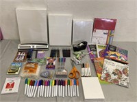 Coloring Books, Markers, Canvases & More