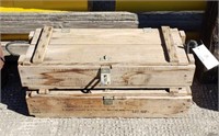 (2) Vintage Wood Boxes