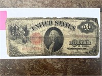 1917 One Dollar Bill