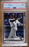 Eloy Jimenez 2019 Topps Rookie PSA 9