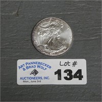 2001 American Silver Eagle Dollar