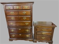High Chest  And Side Table