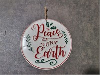 Metal Christmas sign