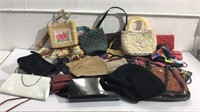 Large Collection of Clutch and Hand Bags M14C