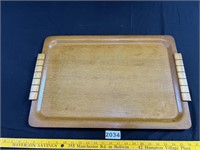 MCM Wood Serving Tray