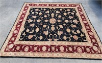 Heavy Wool Pile Area Rug 9'x8'