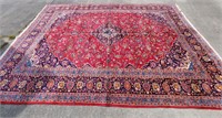 13' x 9.5' Hand Woven Iranian Area Rug