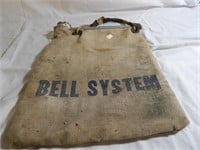 Old Bell System Canvas Water Bag Auto Pueblo CO