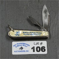 Colonial Pocket Knife w/ Bowman Products Adv