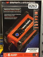 Black & Decker 6Amp Waterproof Battery Charger